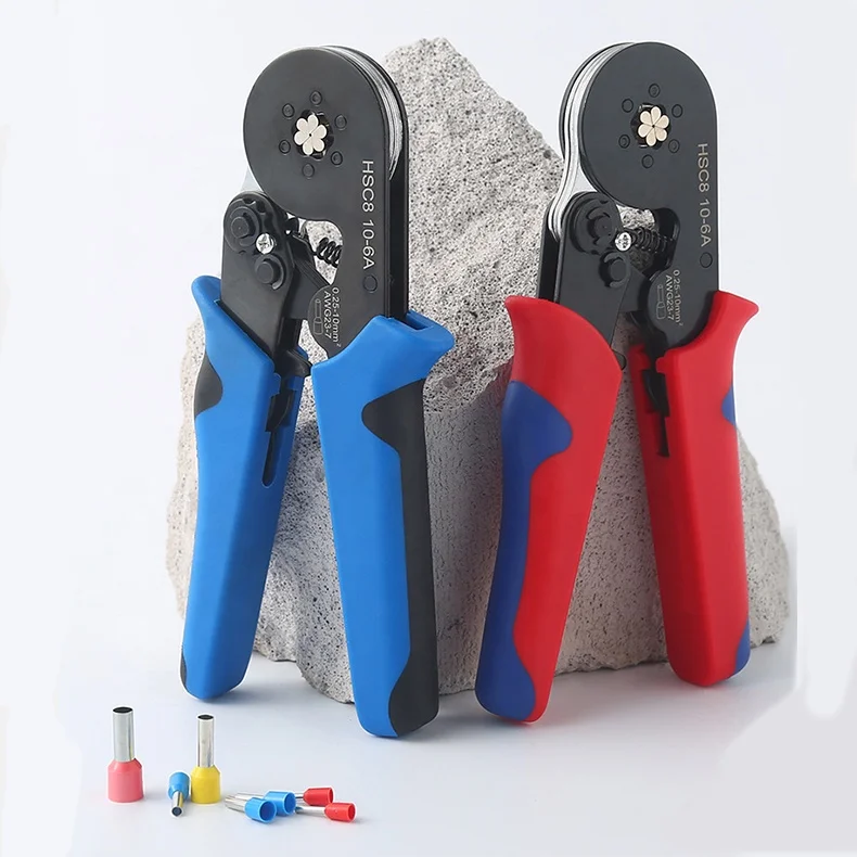HSC8 10-6A 0.25-10mm/23-7AWG wire crimpers crimping pliers self adjusting terminal crimping tool