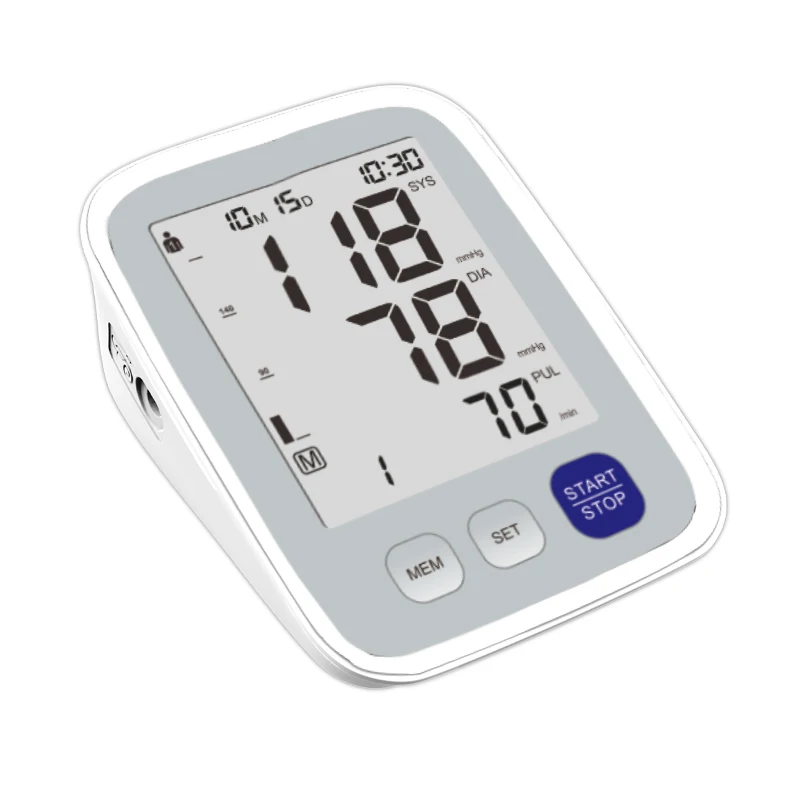 CE ISO Large LCD digital blood pressure monitor price sphygmomanometer electronic  blood pressure machine BP monitor