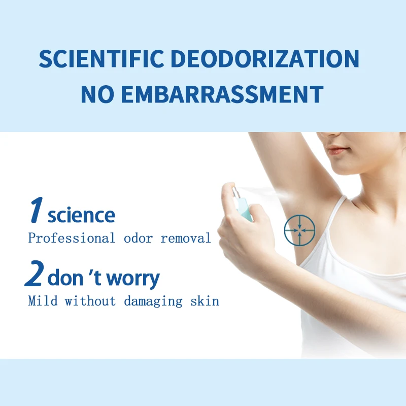 body remove odor natural antiperspirant deodorant spray for women and men