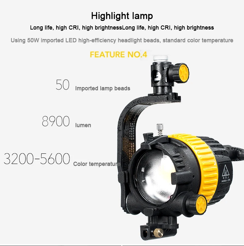 
Bolangte 50W studio video light profession audio video light light led studio 