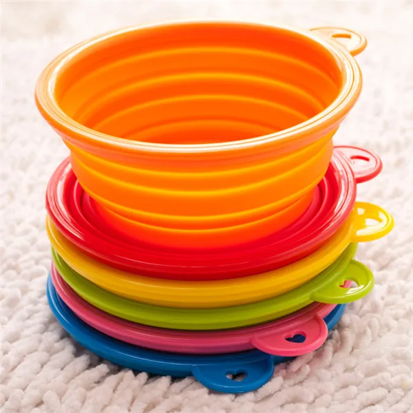 foldable silicone dog bowl