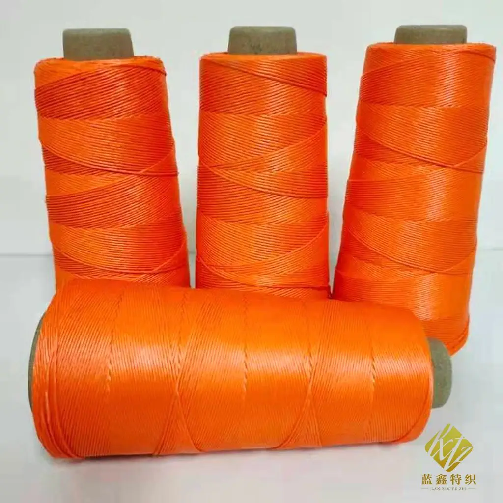 Factory Design Nice-looking 1600D Uhmwpe Fiber Filament Twisted Yarn 1600D Orange Dyneemas Fiber Twisting UHMWPE Twisted Thread