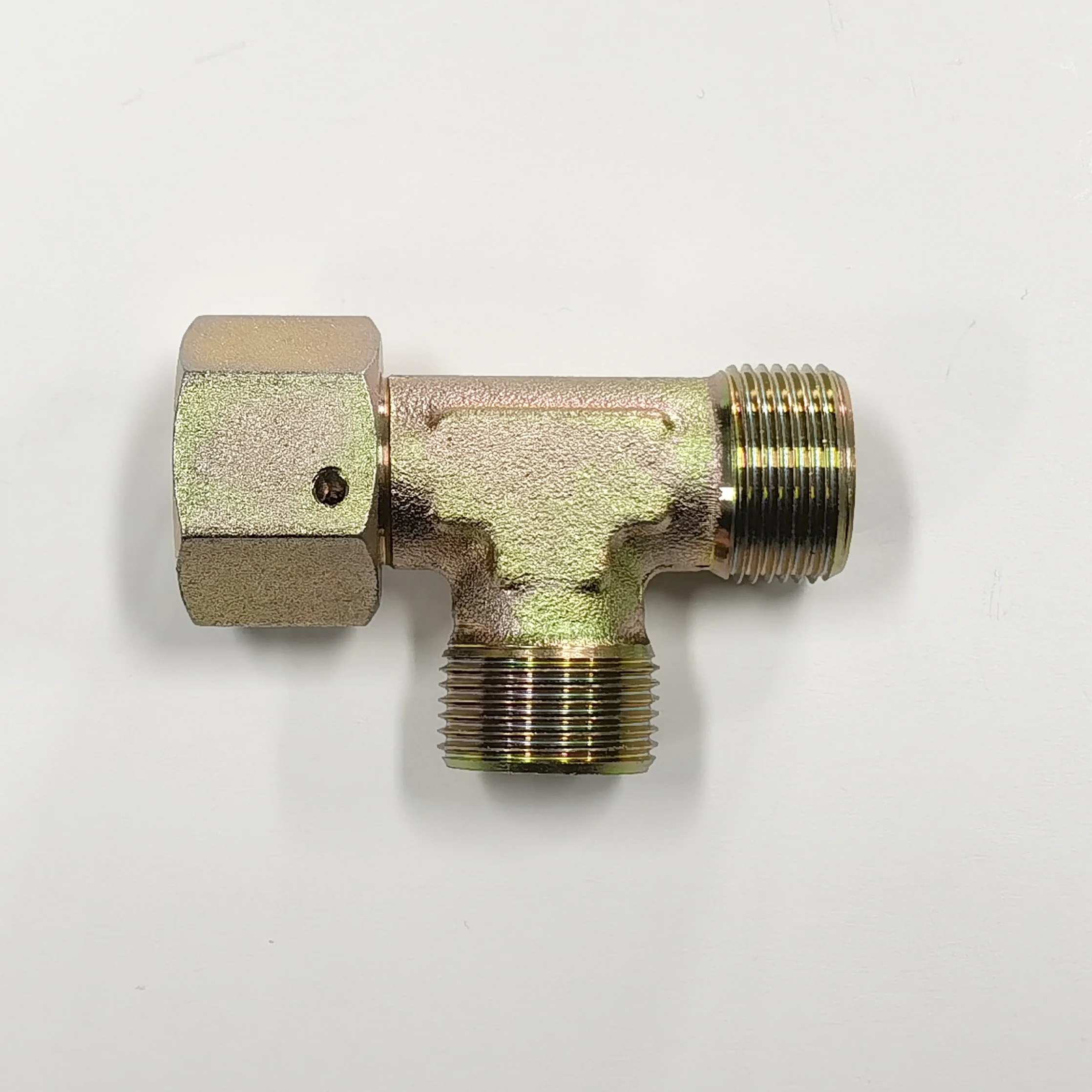 CC Carbon Steel  pipe fitting tee Quick swivels Hydraulic  joint