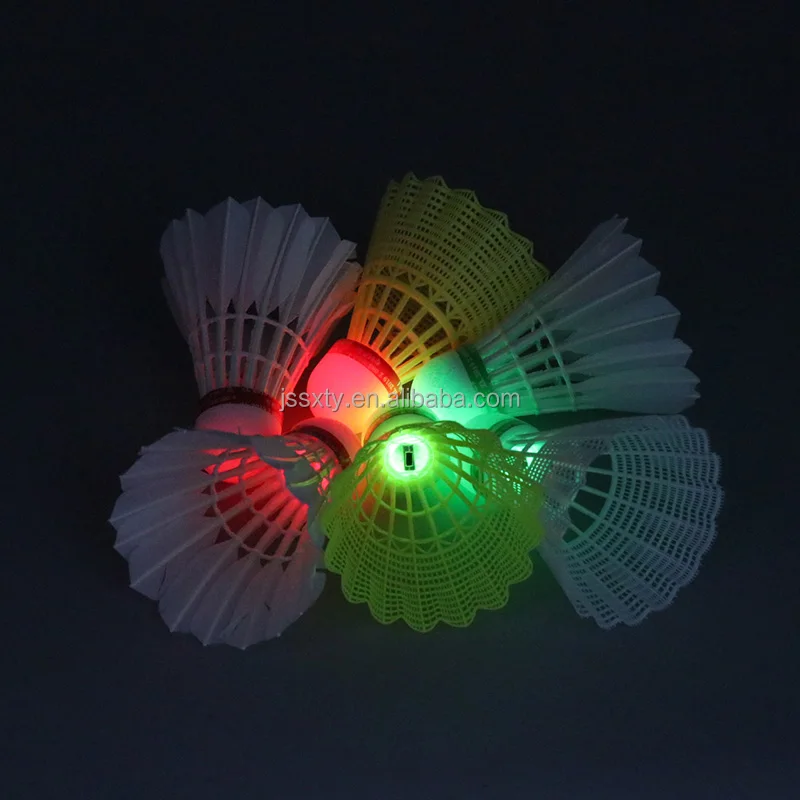 
Led Shuttlecock Light Feather Badminton Shuttlecock Ball Goose Feather Badminton Ball Wholesale Outdoor Game 