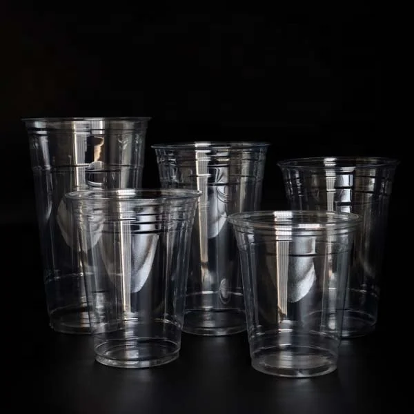 Wholesale 9 10 12 16 20 24 32oz PET Disposable Clear Plastic Party Cups for Wedding Birthday Thanksgiving Halloween Christmas