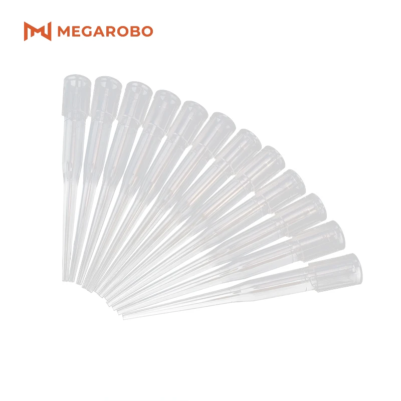 Megarobo 50uL 250uL 1000uL 1250uL одноразовый лабораторный микропластиковый фильтр пипетки наконечники