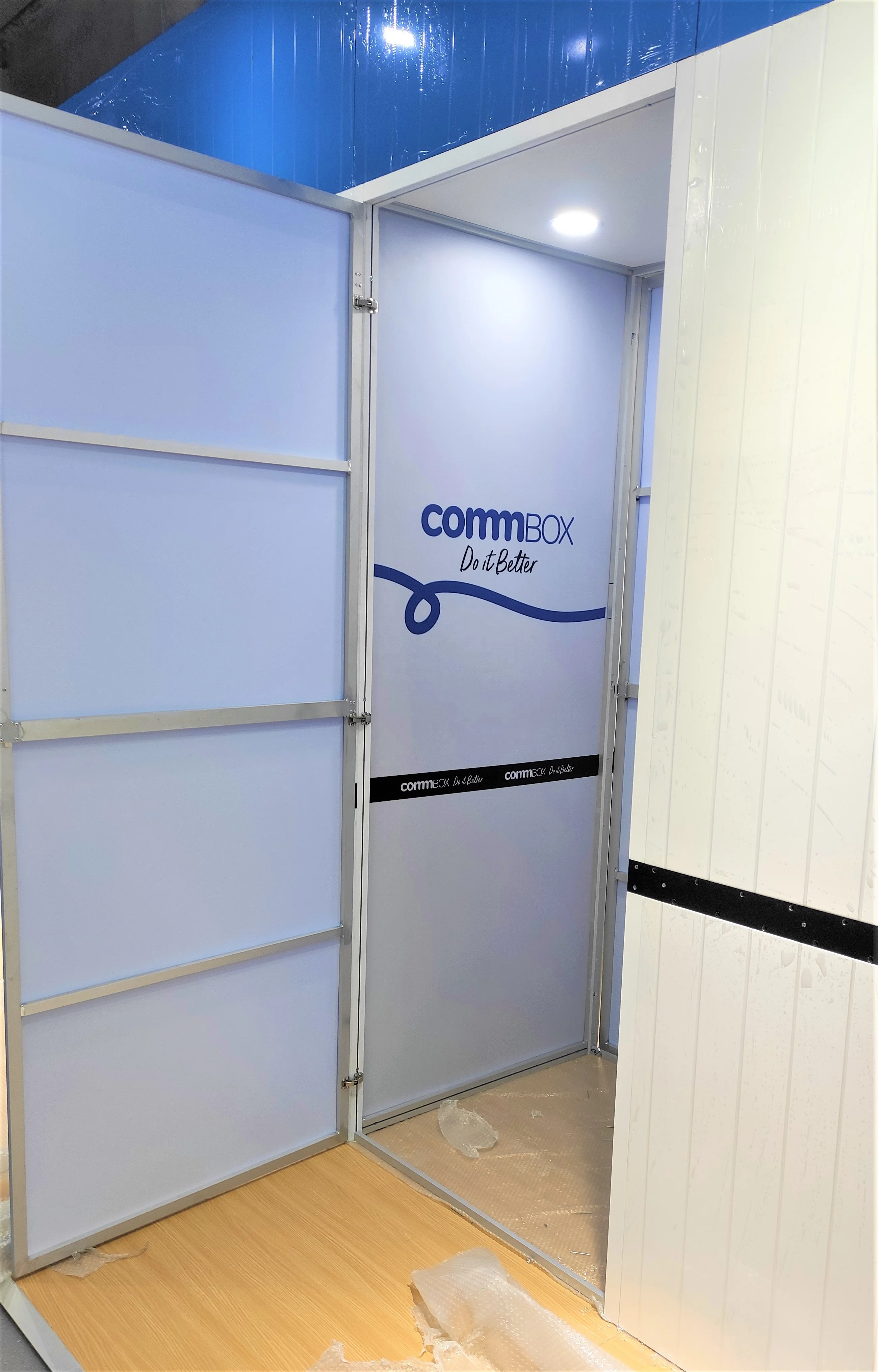 Detian Offer modular portable exhibition booth trade show stand size change freely