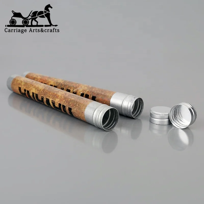 China factory customized smoke cigar accessories round aluminum cigar tubes