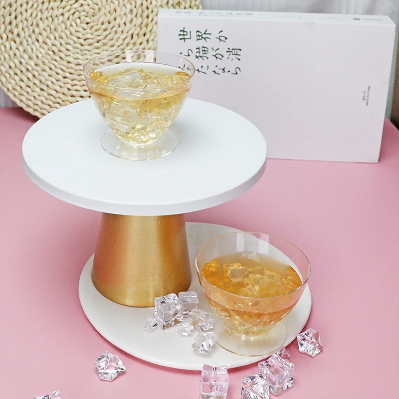 Hot sales clear Plastic Goblet Cups  disposable plastic dessert cup