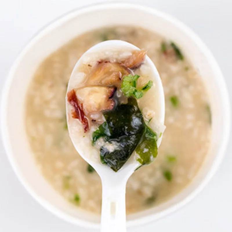 
Delicious taste chinese non-fried seafood porridge snacks with 100% safety 