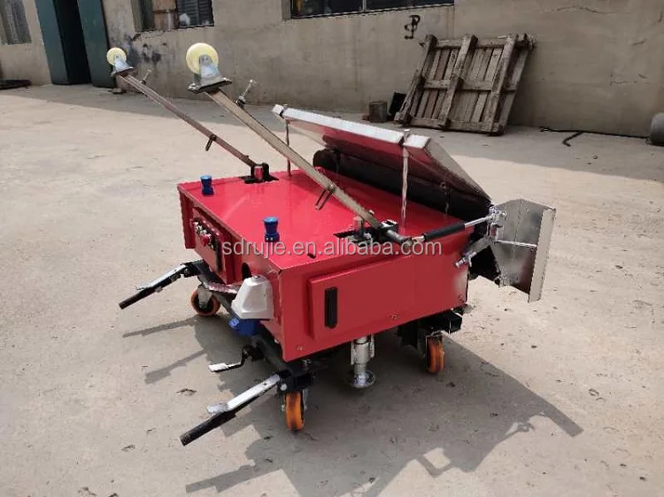 Wall Render Machine Automatic Cement Mortar Rendering Machine
