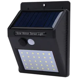 Outdoor 3 Lighting Modes 30LED Wall LED Sensor Solar Light With Ip65 Waterproof