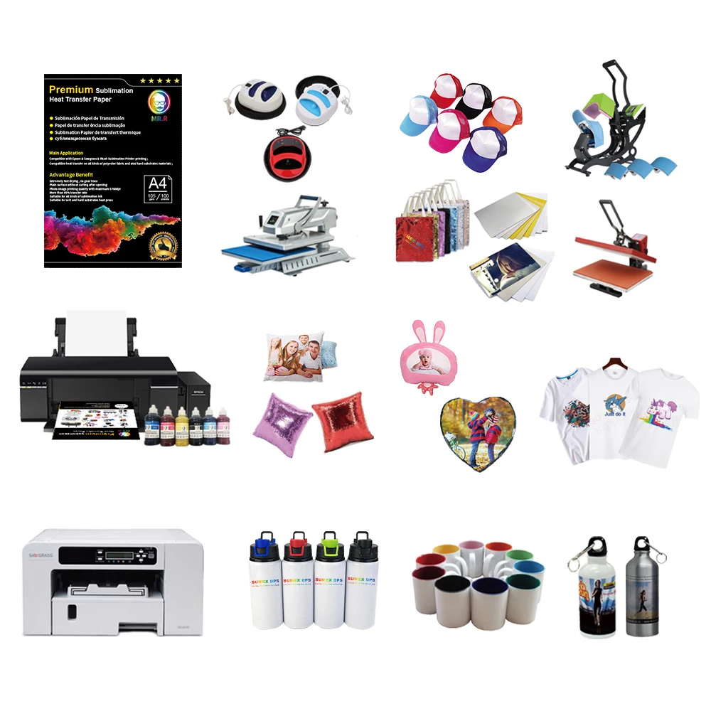 MR.R Premium Sublimation Heat Transfer Paper 105gsm A4 8.25'X11.69',100 Sheets per Pack