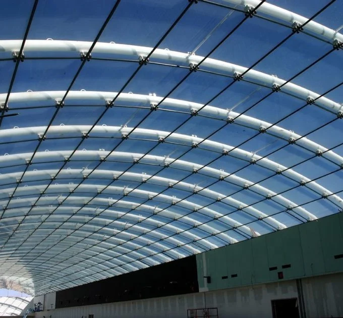 High Quality Flat Skylight Aluminum Patio Dome Tempered Pergola Retractable Glass Roof Price Insulated Roof Double Glazing Glass