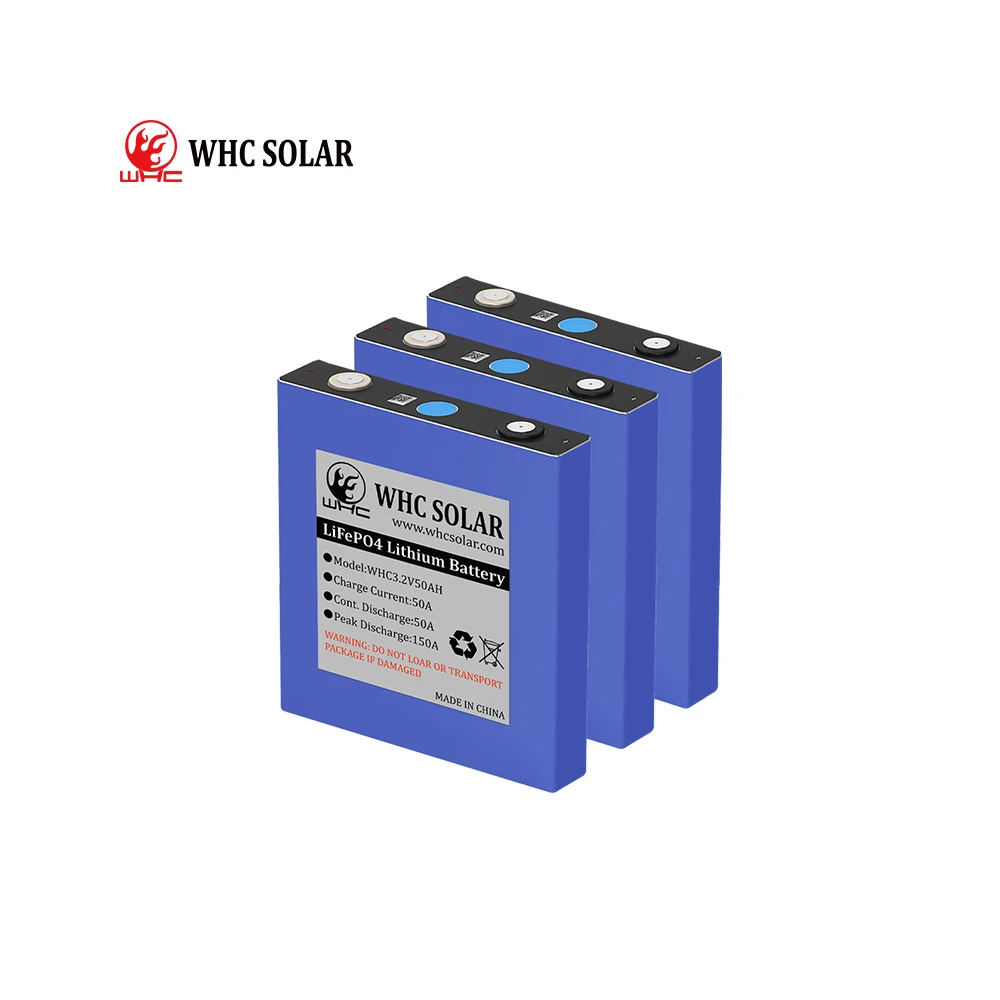 WHC SOLAR 50Ah 100Ah 150Ah 280Ah Lifepo4 аккумуляторные элементы перезаряжаемый литий-ионный аккумулятор 3 2 В батарея