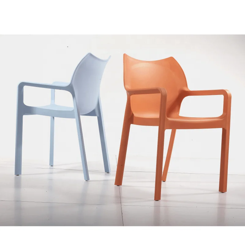 XY Best Plastic Arm Chair Stacking Outdoor/Indoor Dining Chair - Modern Design - DC-671 Outdoor Chair Waterproof Chilling