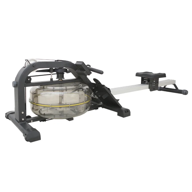 New Hot Items Tmax Gym Equipment Water Resistance Rower Rowing Machine  single rail steel water resistance rowing machine