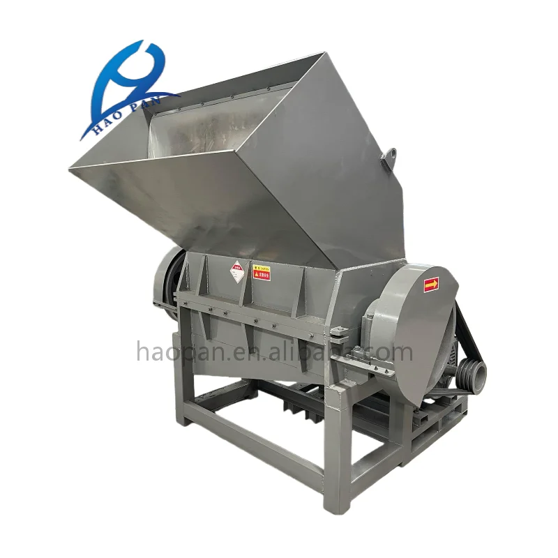 Пластиковая дробилка для гранулятора hdpe HAOPAN800 с баком хранения