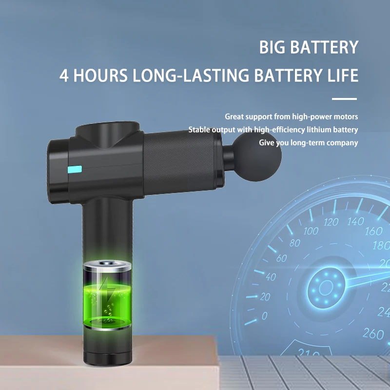 Handheld Deep Tissue Muscle Electric Fascia Portable Powerful Mini Muscle Fascial Massage Gun