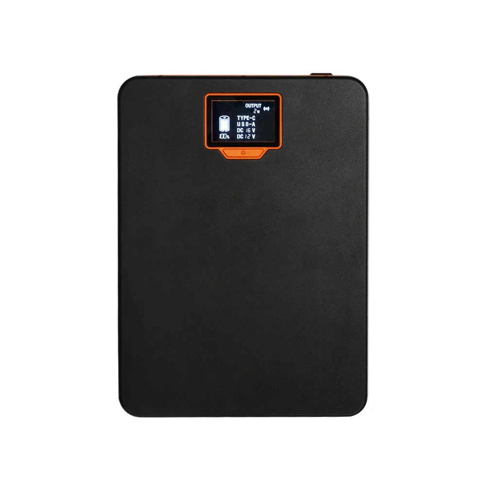 Portable Power Bank 100000mAh PD65W Li-Ion Battery Pack For MacBook Laptop Power Backup Supply DC 12V 16V 19V 24V