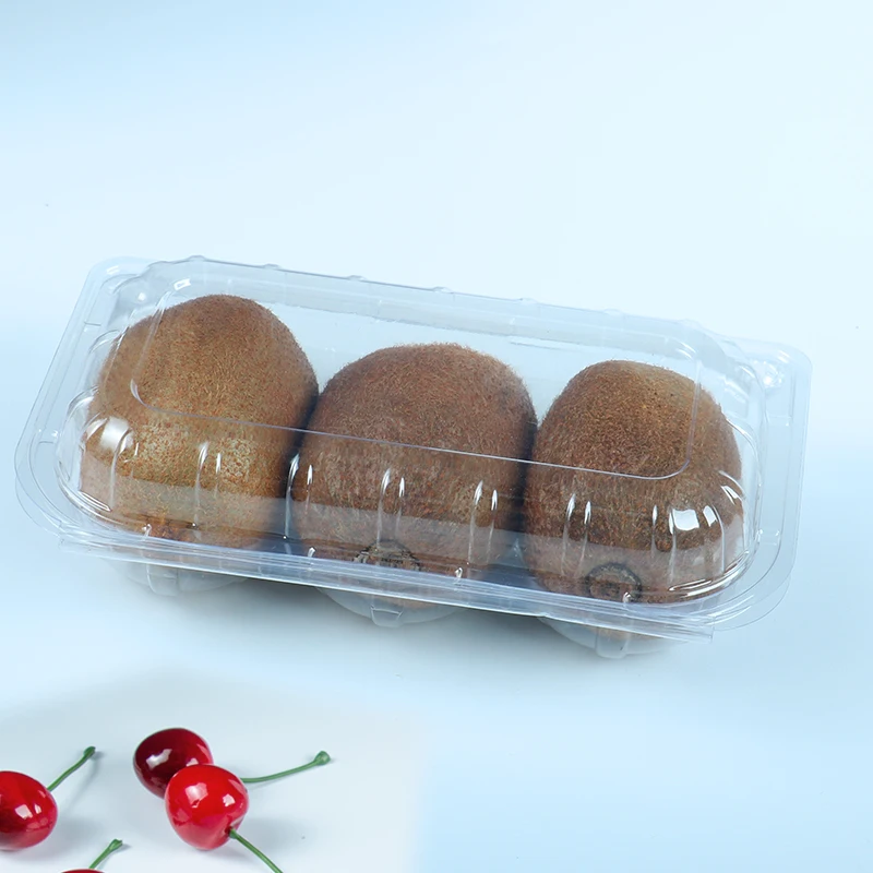 New Product Clear Clamshell Plastic Fruits Box Good Quality Blister Plastic Clamshell Packaging