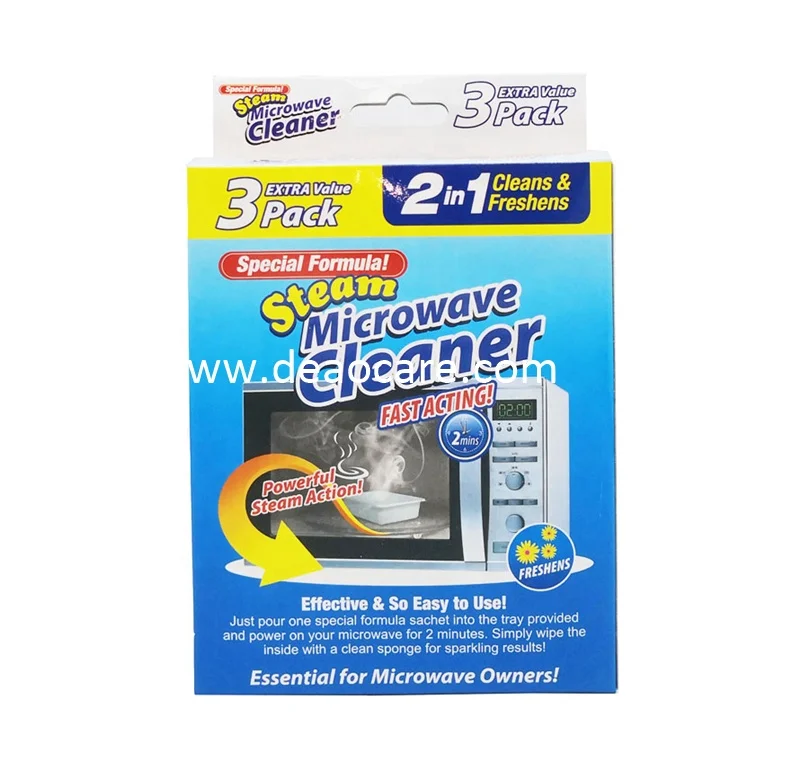 Limpieza de Horno Microondas, Limpiador de Vapor desinfecte Hogar Cocina, Steam Microwave Oven Cleaner