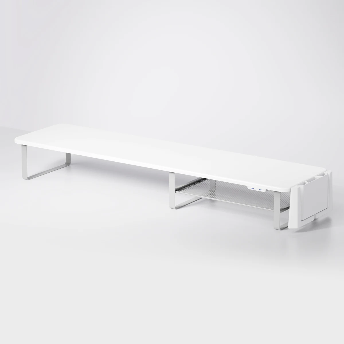 Hot Selling Extra Large Storage PC monitor stand 2 laptop Computer desks Monitor Stand riser with USB-C