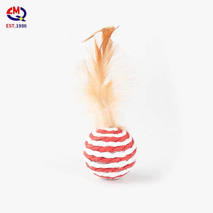 Wholesale Funny Cat Stick Feather Pet Toy Supplies Seven Piece Set Cat Toy Luxury Cute Cat Soft Toys