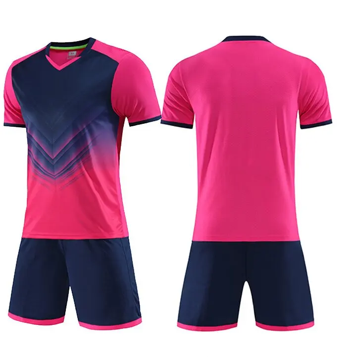 23/24 New Blank Sublimation Soccer Shirts Football Jersey Teams logo Men Kids Custom Soccer Jersey Set For Men