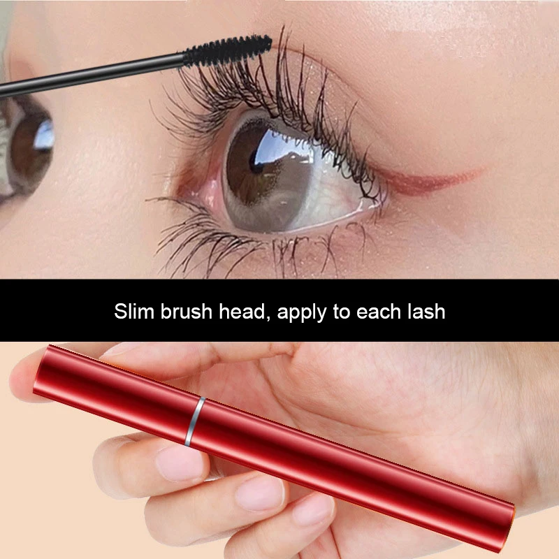 Wholesale Custom Private Label 4D Silk Fiber  Makeup Volumizing Lash Longer Curls Waterproof Liquid Gel Mascara Eyelash Growth
