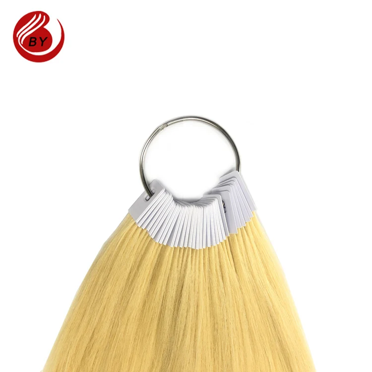 Boyan Private Label Human Hair Color Ring Catalog Hair Extension Colour Chart