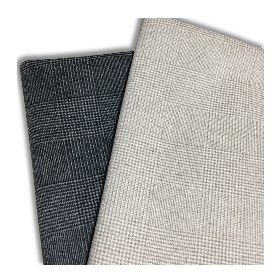 
Luxury soft hand feel double faced polyester fleece fabric wool fabric 