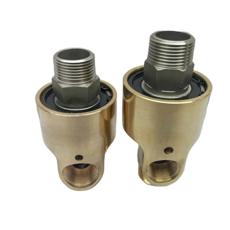 High quality high temperature industrial water brass swivel joint rotating connector ball joint swivel bearings
