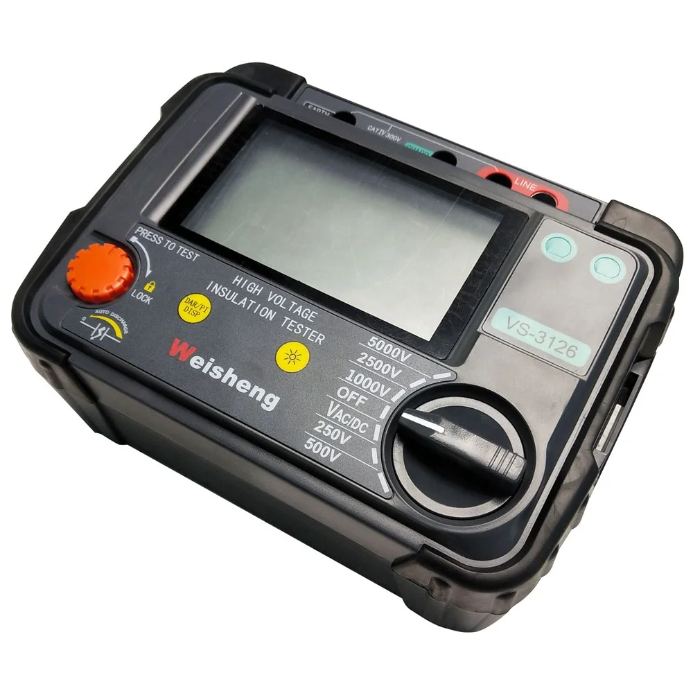 
Factory Price Handheld High Voltage Ohm Meters 10kV Insulation Resistance Tester Price Insulation Resistance Megger 