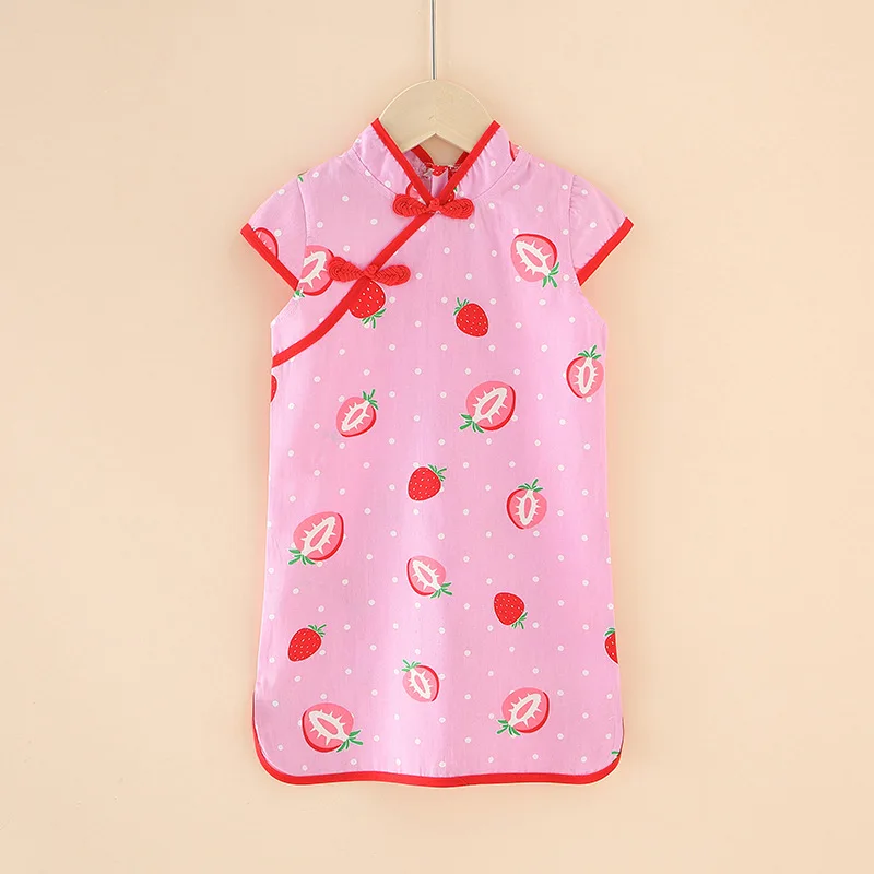 Hot Selling Sleeveless 2-3 Years Old Kids Dress Girls Skirt Summer Clothes Casual Infants Pure Cotton Little Children Girls Baby