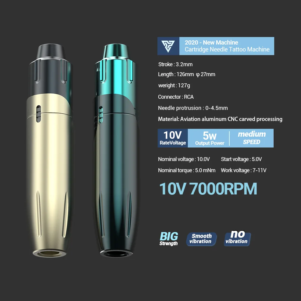 Wholesale Professional Tattoo Pen Tattoo Needle Removable Tattoo kits With battery