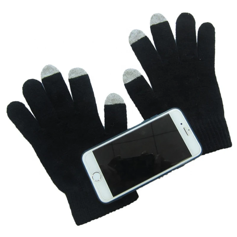 Winter Acrylic Sensitive Touch Screen Gloves for Mobile Cell Phone