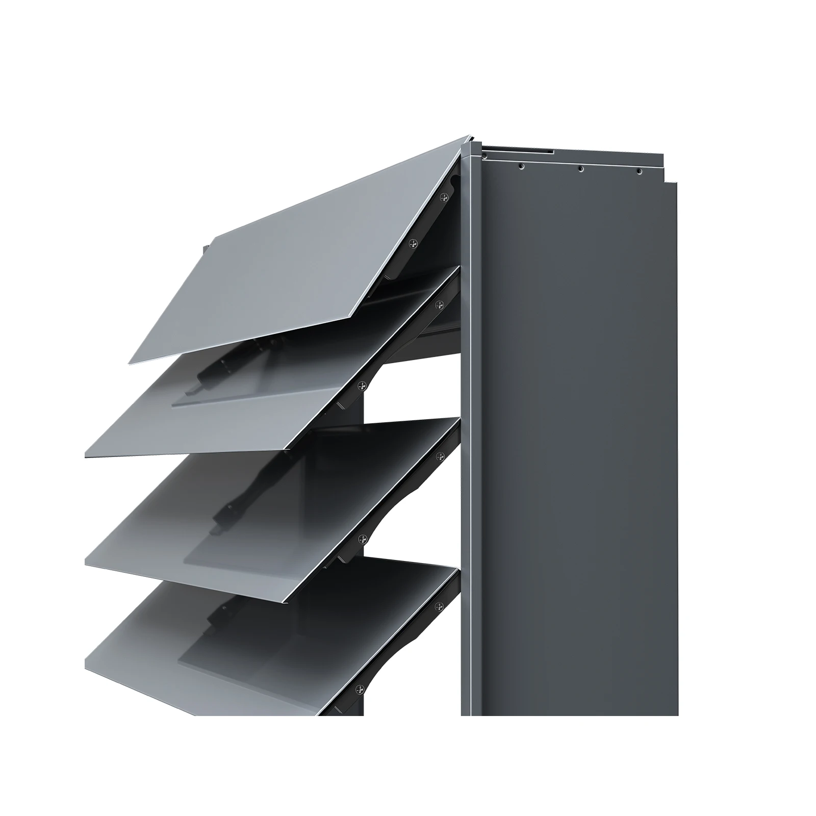 China Wholesaler Smart Wall Cabinets Glass Door Window Automatic Kitchen Storage Cabinet Intelligent Roller Shutter