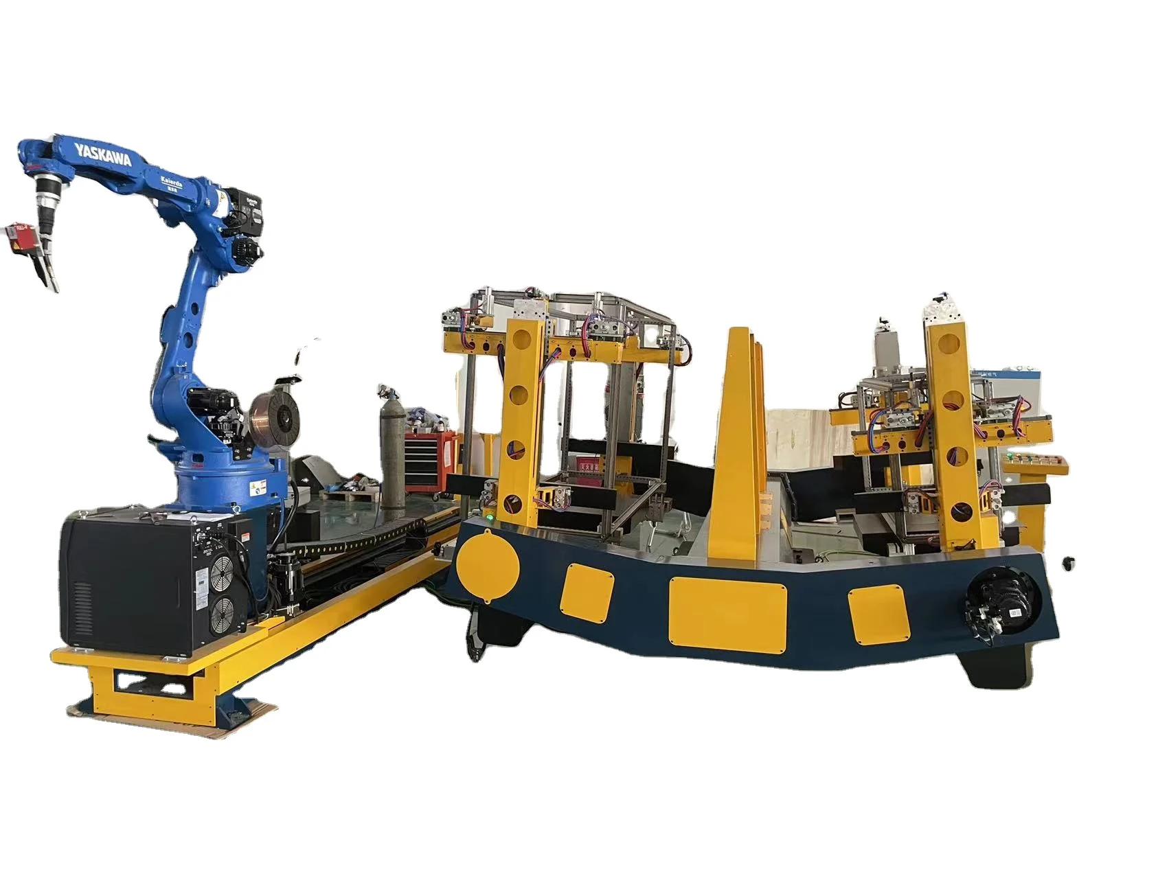 6 Axis MIG MAG TIG CO2 Intelligent Welding Robot CNC Controlled Automatic Industrial Welding Robot