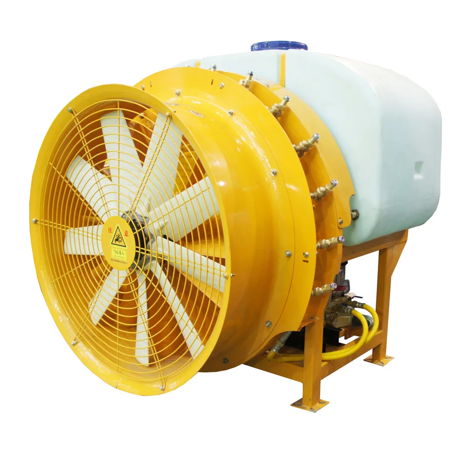 Agricultural tractor 3 point linkage mounted air blast power sprayer