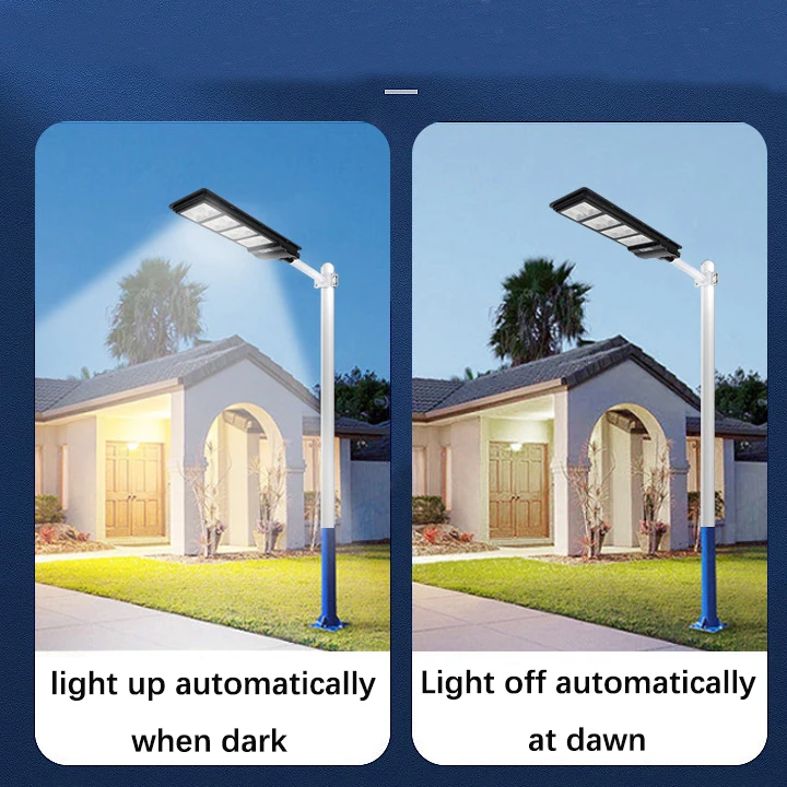 Outdoor waterproof Solarchamp 200w 300w 400w 500w 600w solar garden wall lights motion sensor All In One led Solar Street Light