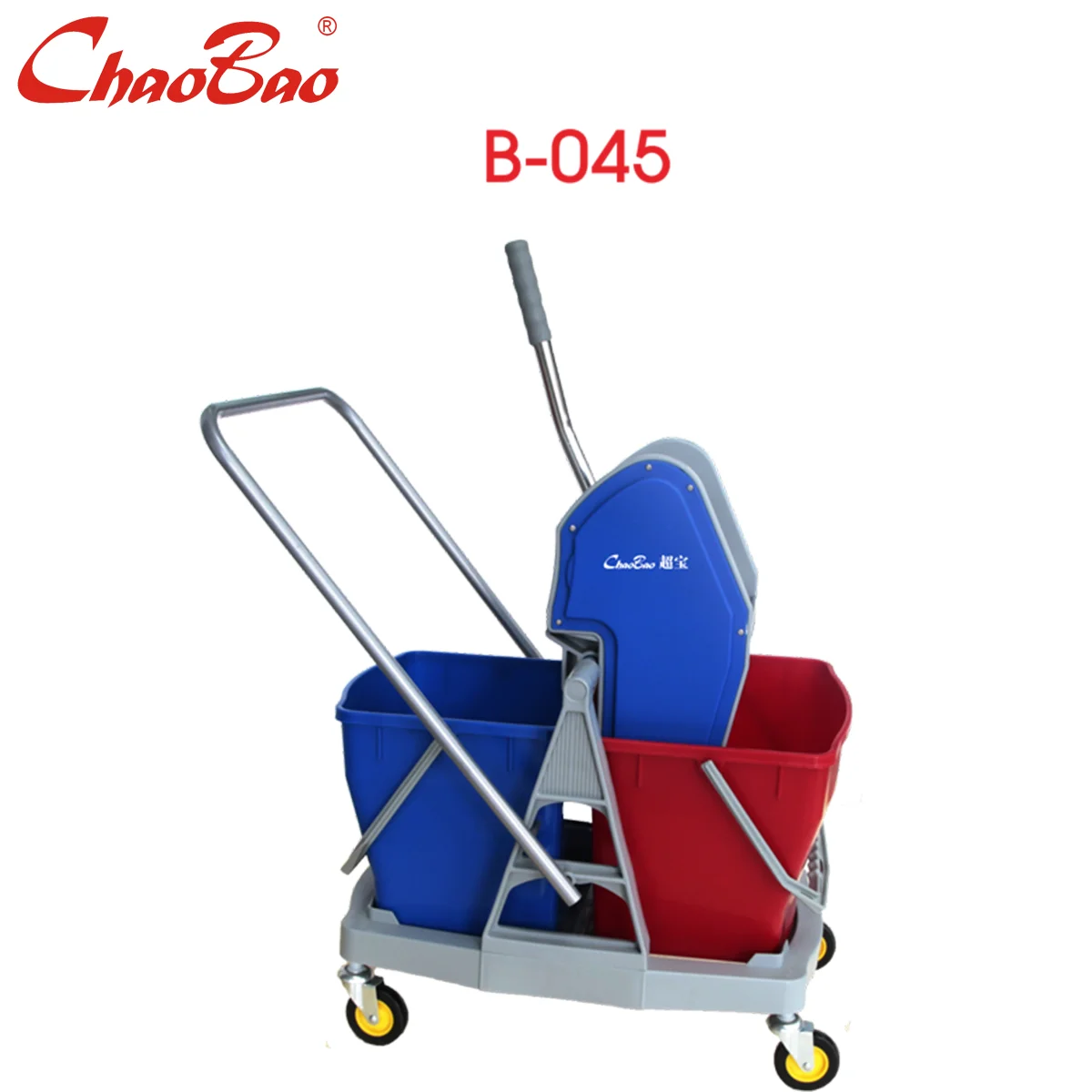 CHAOBAO B-045 двойной ведро швабра с отжимом очистка тележки Бытовые Чистящие Средства СС