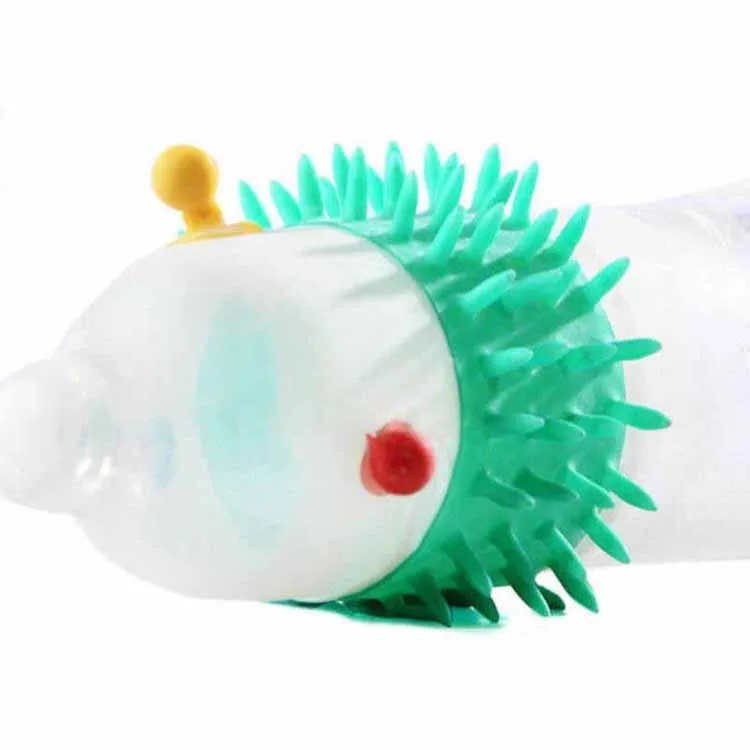 Novelty Condom with spikes rubber thorns for best stimulation for female