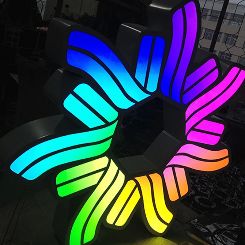 Custom Supermarket Store Shop Front Sign Led Board Panel Led Advertising Light Boxes Sign