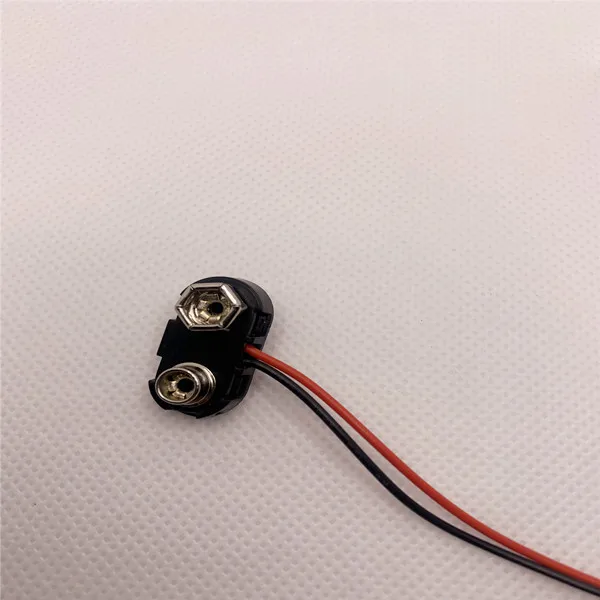 High Quality 9V battery snap connector with XH2.54-2P Connector wire leads Length 200mm