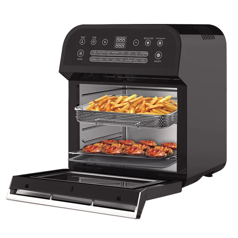 Steam Airfryer Oven toaster 15L 18L Stainless Steel wifi App control smart Home Kitchen cooker Appliance