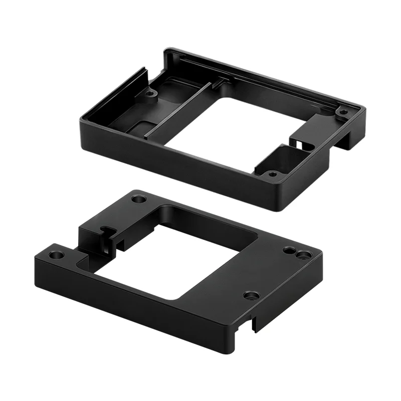 Oem Odm Production High Precision Custom Cnc Milling Turning Machining Components Metal Black Anodizing Parts