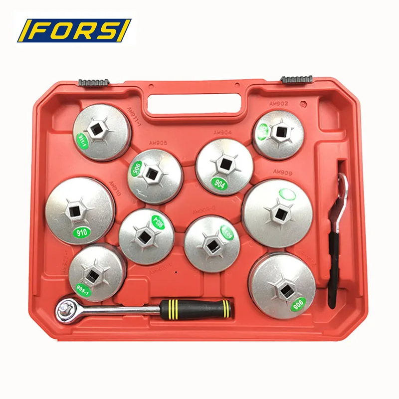 High Quality 23pcs Aluminum Cup Type Oil filter wrench set
