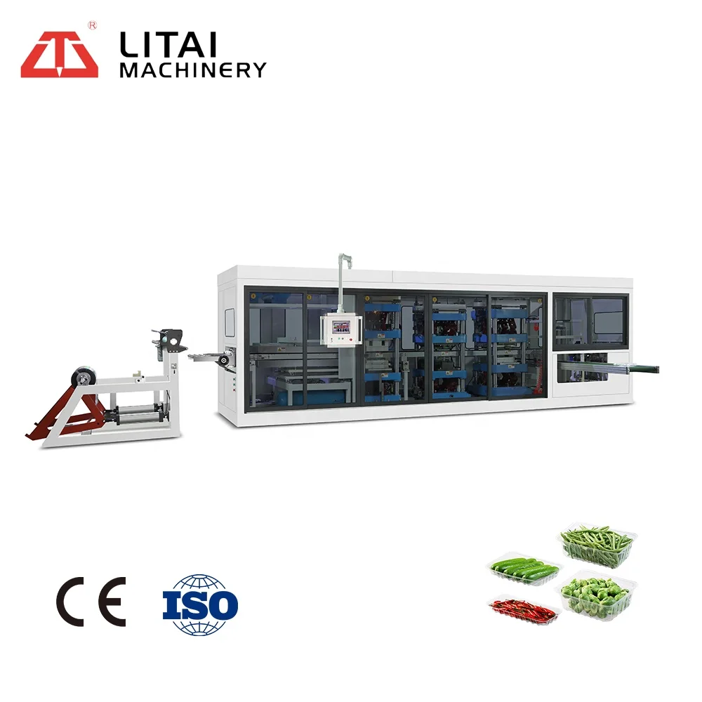 2021 завод, Термоформовочная Машина, пластиковая посуда для использования в ресторанах, пластиковый лоток для фруктов и тарелка, Термоформовочная Машина