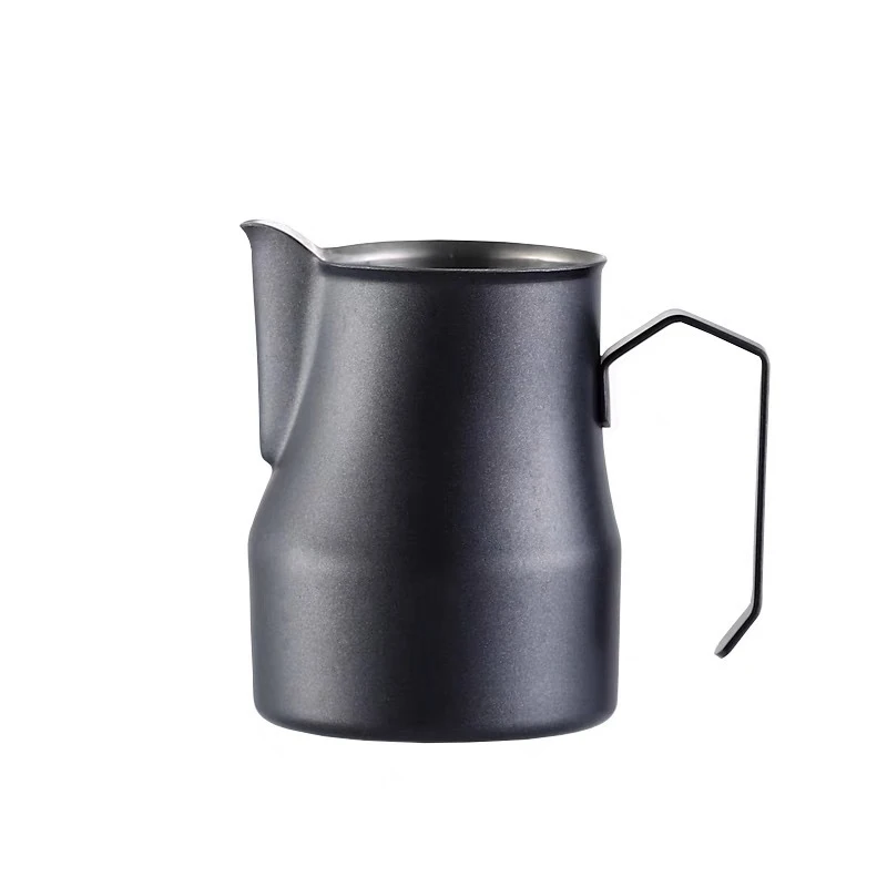 FTS coffee milk pitcher round cheap wholesale milk jug custom sale price steaming competitive price stainless steel milk pitcher